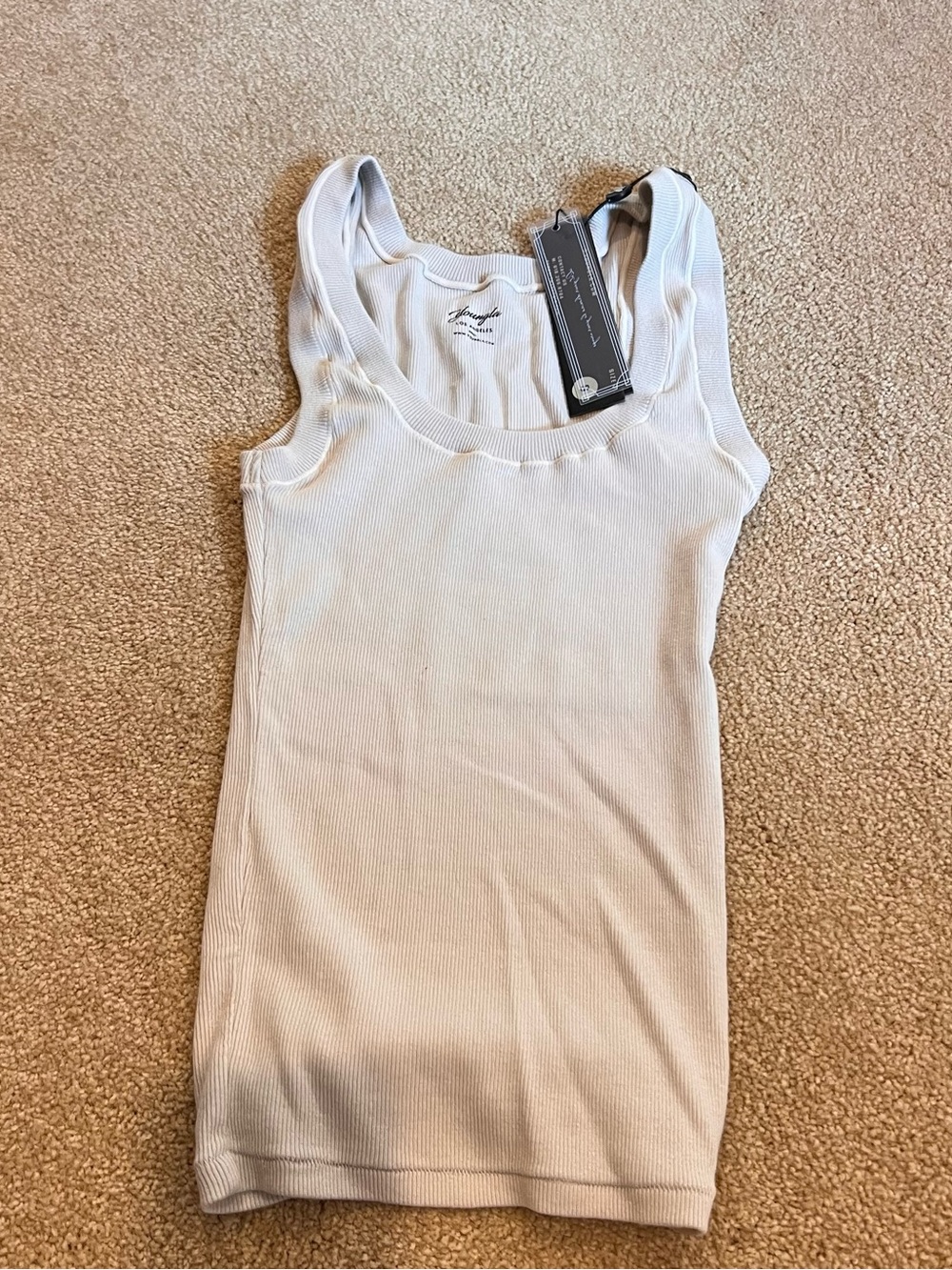 Youngla for her ribbed tank NWT